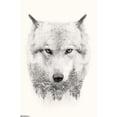thumbnail image 1 of Wolf - Trees Wall Poster, 14.725" x 22.375", 1 of 4