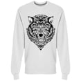 thumbnail image 1 of Wolf Tribal Tattoo Art Sweatshirt Men's -Image by Shutterstock, 1 of 2