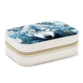 thumbnail image 1 of Wolf Velvet Portable Storage Box with Removable Compartment: Gift-Ready Organizer for Bracelets, Necklace, and Jewelry, 1 of 7