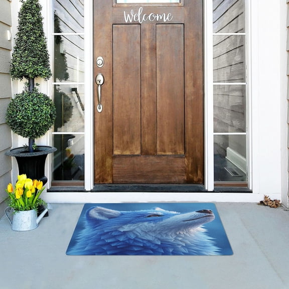 Wolf Versatile Absorbent Door Mat, Non-Slip, Easy to Clean 32''x20''