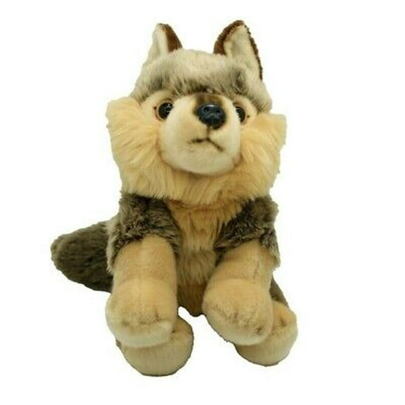 Wolf, Very Cute Plush Animal, Soft, Stuffed Toy, Educational, Realistic, Beautiful Wolf Design, Figure, Lifelike, Replica, Gift, 14" F1701 B130