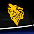 thumbnail image 1 of Wolf - Vinyl Decal - Choose Color - [YELLOW], 1 of 1