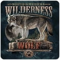 thumbnail image 1 of Wolf Wilderness Novelty Sign | Indoor/Outdoor | Funny Home Décor for Garages, Living Rooms, Bedroom, Offices | SignMission personalized gift Wall Plaque Decoration, 1 of 1