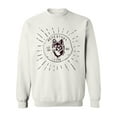 thumbnail image 1 of Wolf With Adventure Slogan Sweatshirt Men -Image by Shutterstock, Male 4X-Large, 1 of 4