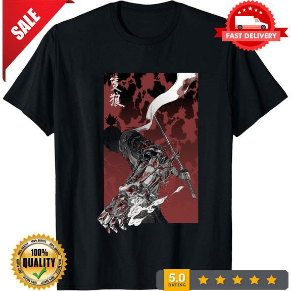 Wolf With Katana Sekiro S to 5XL Made in the USA T-Shirt, LIMITED EDITION-TH65272