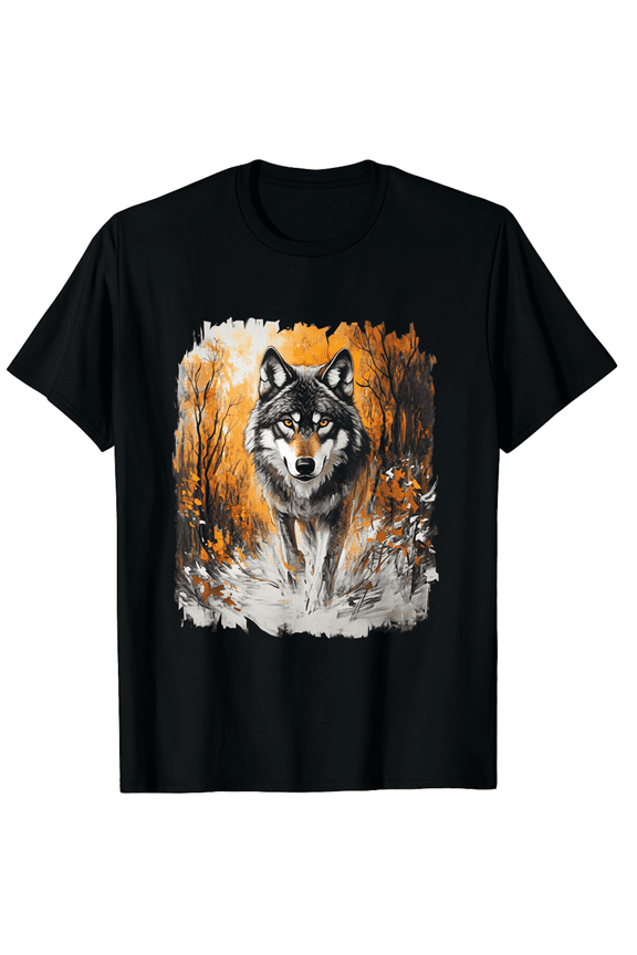 Wolf Wolves Art Graphic T-Shirt for Men Women