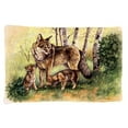 thumbnail image 1 of Wolf Wolves by Daphne Baxter Fabric Standard Pillowcase, 1 of 1