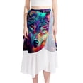 thumbnail image 1 of Wolf Women's Chiffon Beach Dresses Summer Dress with Polyester Straps, 1 of 6