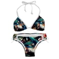 thumbnail image 1 of Wolf Women's Swimsuit Bikini Set, Detachable Sponge, Adjustable Strap, Two-Pack, Beach & Pool Ready, 1 of 6