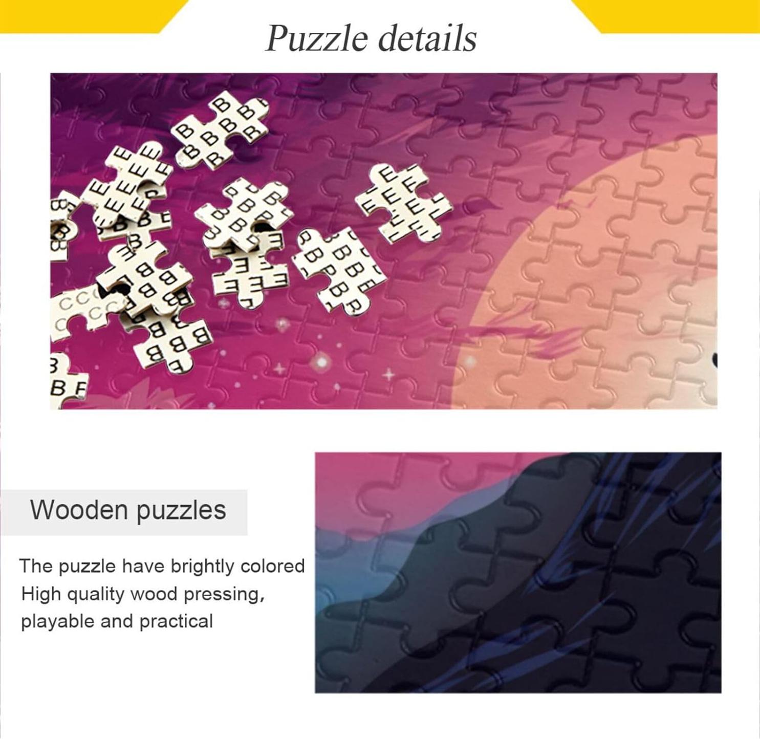 Wolf Wooden Jigsaw Puzzles, Intellectual Entertainment Educational ...