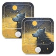 thumbnail image 1 of Wolf and Moon Night Lights Plug into Wall LED with Auto Light Sensor Warm Light for Kids Hallway Bedroom Living Room Kitchen Bathroom Set of 2, 1 of 7