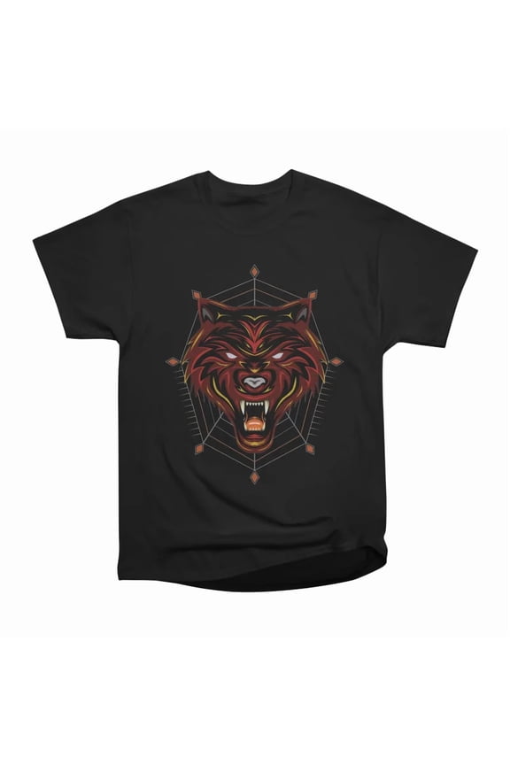 Wolf head anger T-Shirt Tee Gift For Him Merch For Her Apparel For Friend