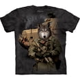 thumbnail image 1 of Wolf in Combat Gear T-Shirt - Small, 1 of 1
