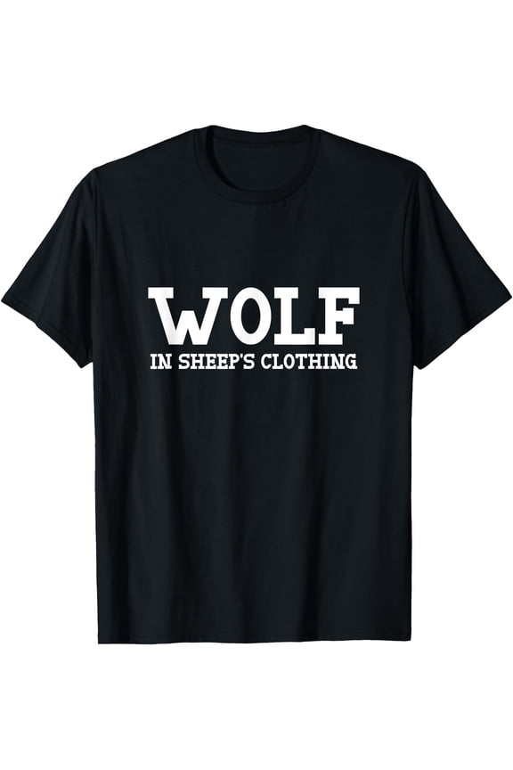 Wolf in sheep's clothing Halloween Costume Sheep Wolves T-Shirt, Unisex T-Shirt