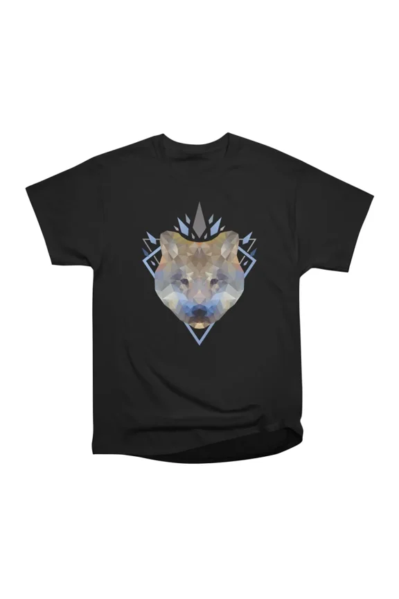 Wolf low poly T-Shirt Tee Gift For Him Merch For Her Apparel For Friend