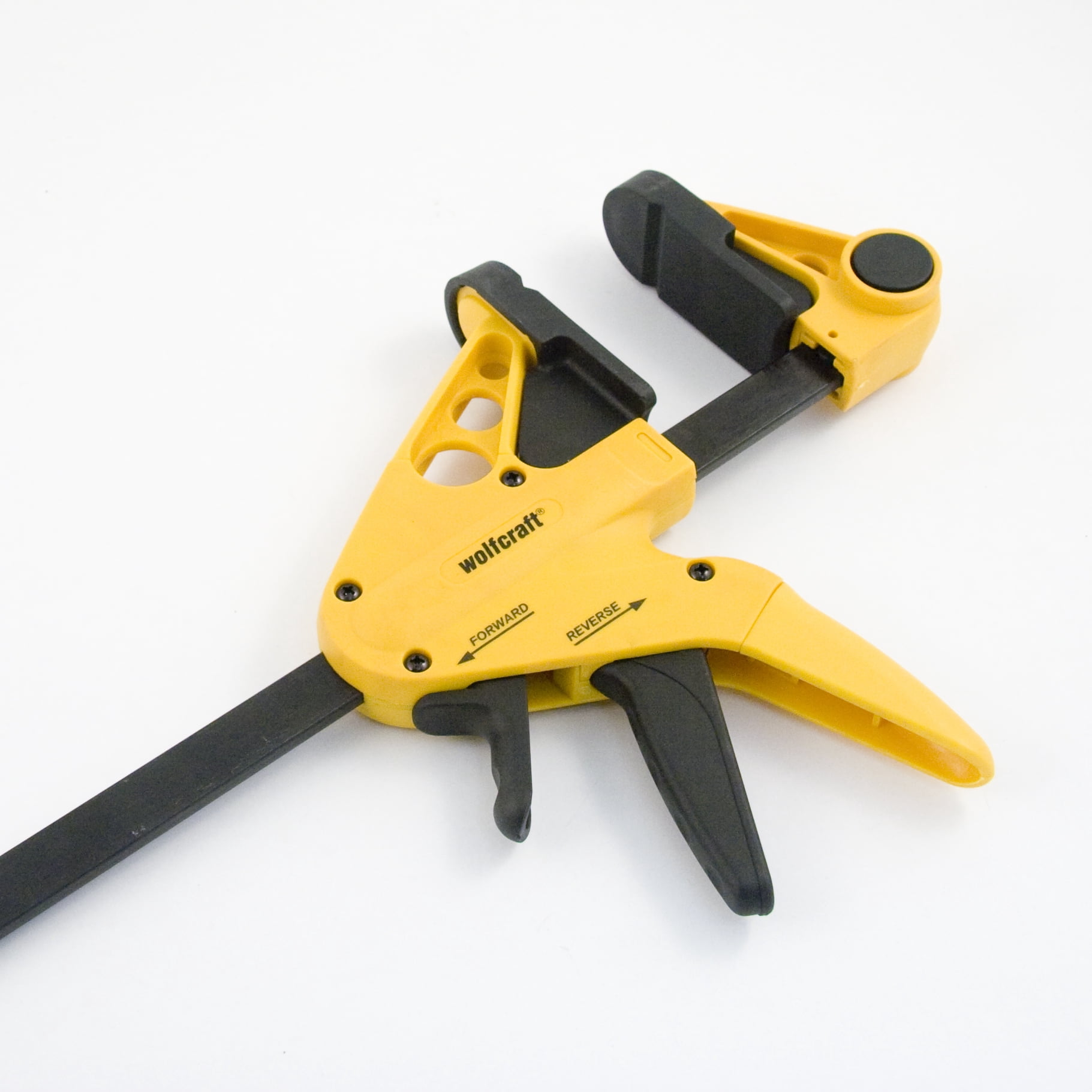 Wolfcraft SC 80-300 Mm Screw Clamp, 300 Mm Clamping Width, 80 Mm Depth, With Plastic Handle