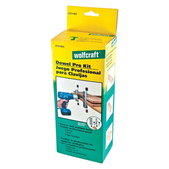 Wolfcraft Aluminum Doweling Jig 1-1/4 in. Silver 67 pc.