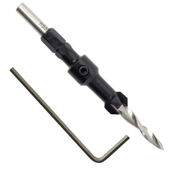 Wolfcraft 4.5 M Dia. Steel Tapered Screw Setter 1 pc.