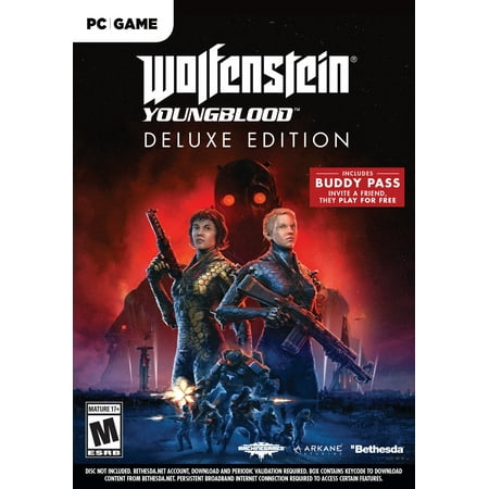 Wolfenstein Youngblood Deluxe Edition, Bethesda Softworks, PC, 093155174788