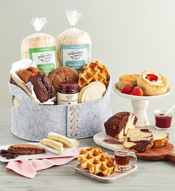 Wolferman's Bakery Breakfast Bliss Gift Basket