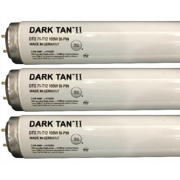 Wolff Dark Tan II F71 100W Bi Pin Tanning Lamp (32 Pack)