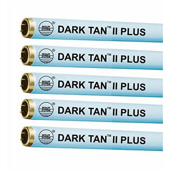 Wolff Dark Tan II Plus F71 100W Bi Pin Tanning Lamp (12 Pack)