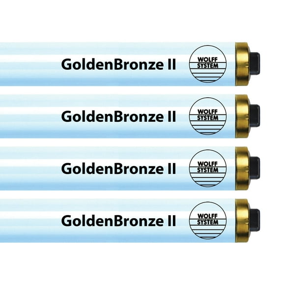 Wolff System GoldenBronze II F73T12 HO 100-120W RDC Fast Bronze Tanning Bulbs 24 Pack