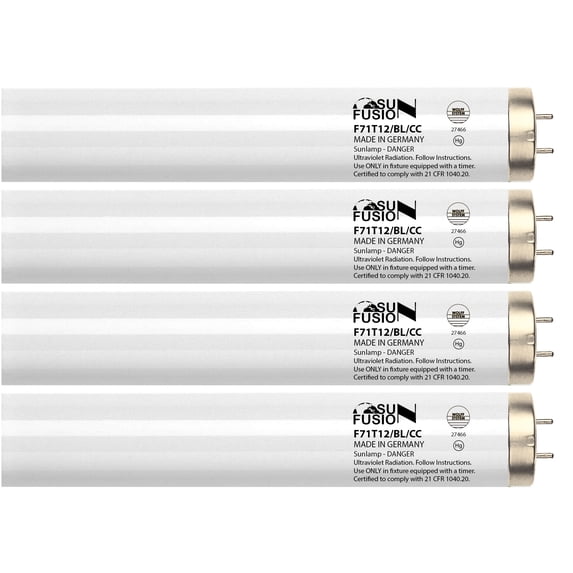Wolff System Sun Fusion F71T12 CC 2393 100W Bipin Tanning Lamps - Fast Color! - 16 Pack