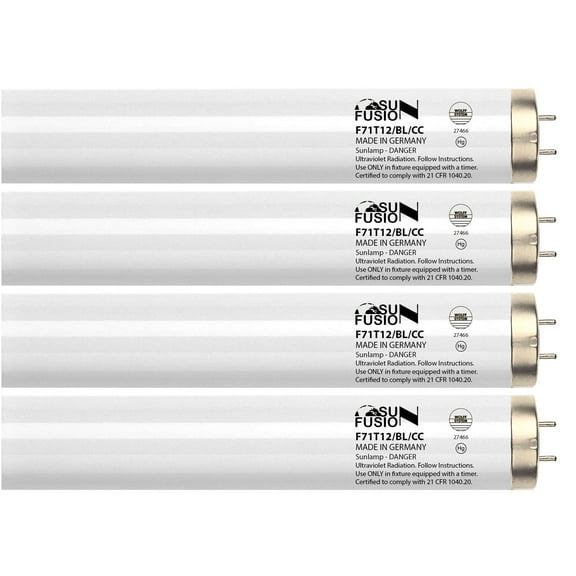 Wolff System Sun Fusion F71T12 CC 2393 100W Bipin Tanning Lamps - Fast Color! - 24 Pack