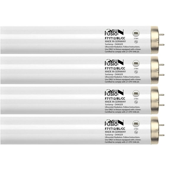 Wolff System Sun Fusion F71T12 CC 2393 100W Bipin Tanning Lamps - Fast Color! - 32 Pack