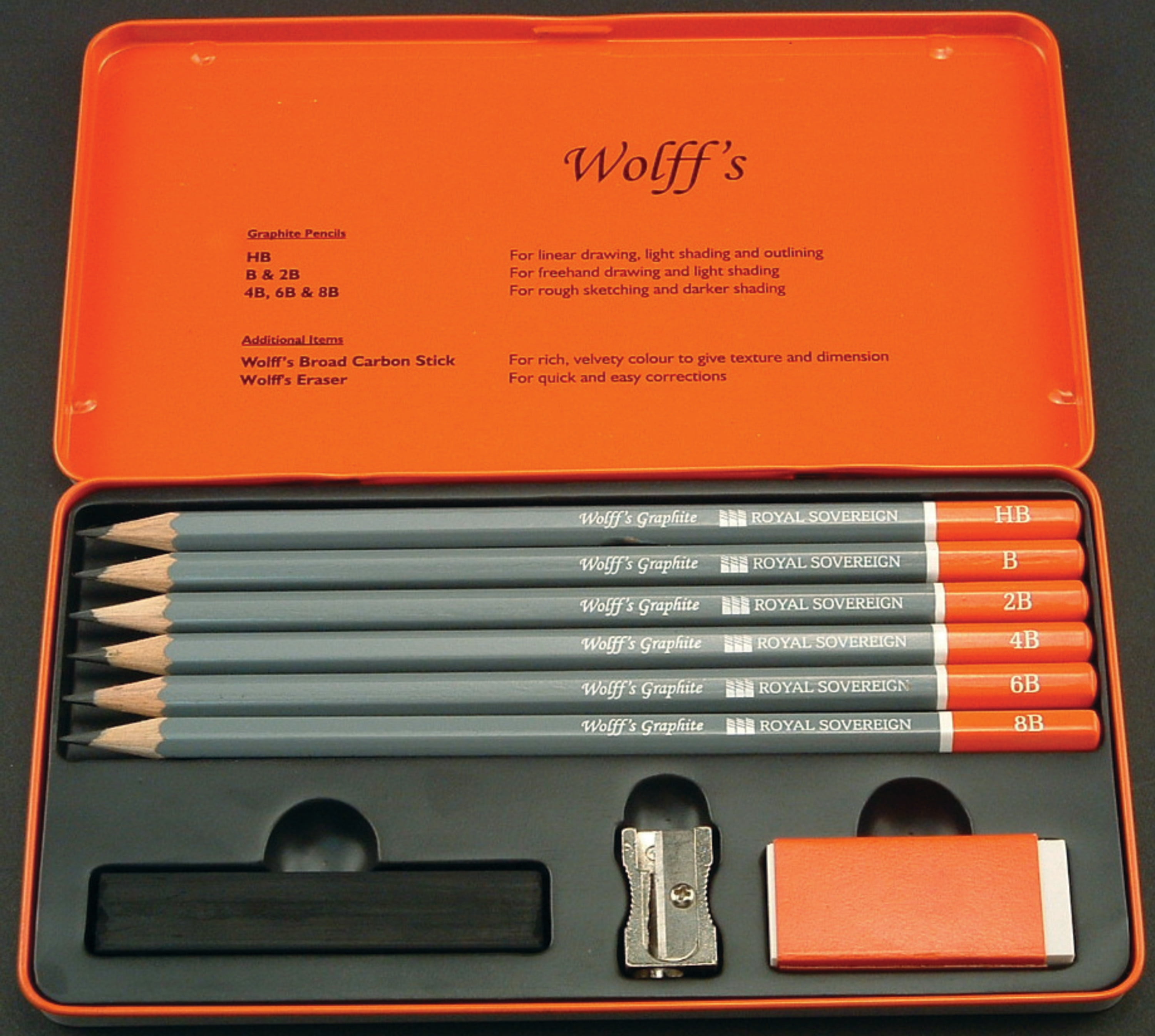 Wolff's Graphite Sketch Pencil Set