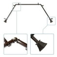 thumbnail image 1 of Wolfgang 13/16" Dia Bay Window curtain rod 20"-36", 38"-72" - Cocoa,(ABay-01-7), 1 of 4