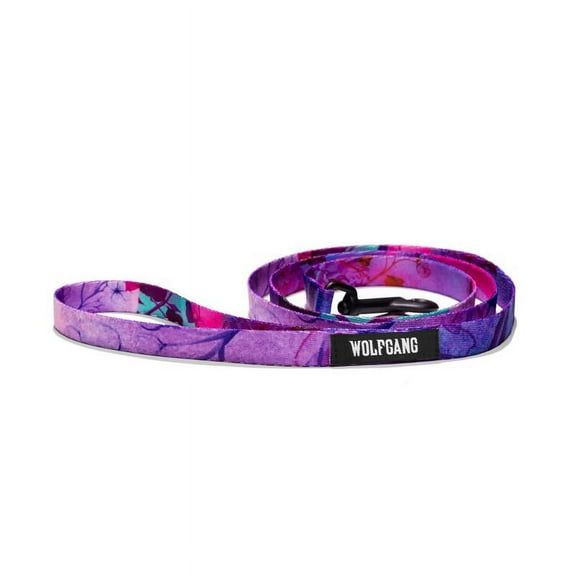 Wolfgang 8101646 4 in. Multi Color Day Dream Polyester Dog Leash, Small & Medium