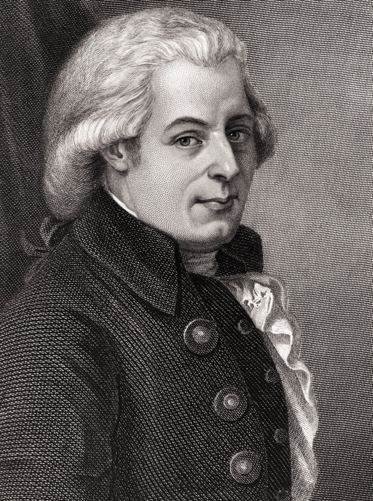 Wolfgang Amadeus Mozart 1756-1791 Austrian Composer And Musician 19Th Century Engraving After Painting By Johann Heinrich Wilhelm Canvas Art - Ken Welsh Design Pics (12 x 16)