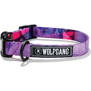 Wolfgang Dog Training Collar for Small Dogs Nylon Buckles Adjustable Dog Collars Dog Accessories for Training & Walking DayDream Print, 5/8 Inch x 8-12 Inch