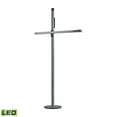 thumbnail image 1 of Wolfgang Floor Lamp with Solid Metal Base and Metallic Finish, 1 of 2