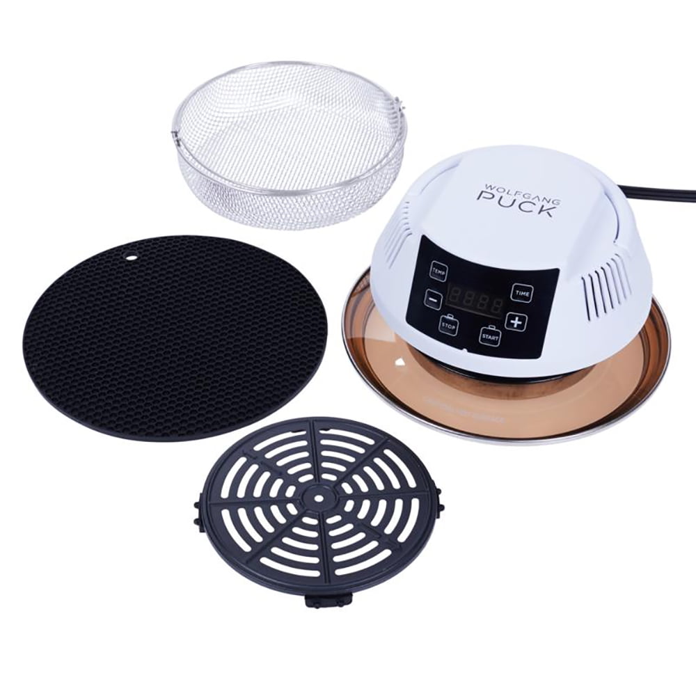 Wolfgang Puck 1000Watt Air Fryer Lid with Accessories 698400 White