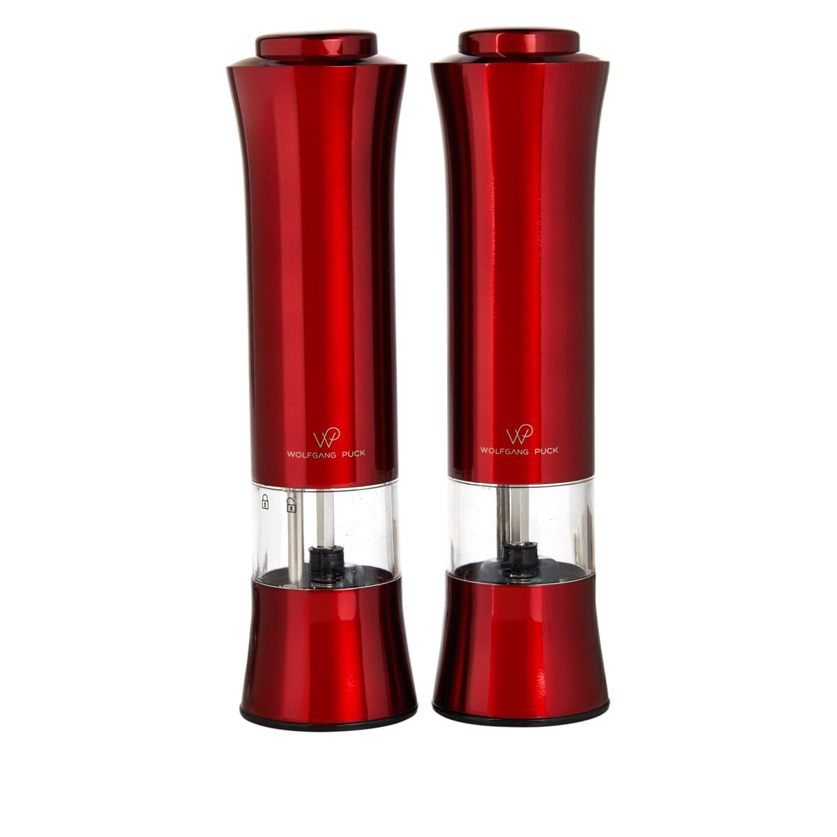 Wolfgang Puck 2-pack Battery-Operated Spice Mills with Lights