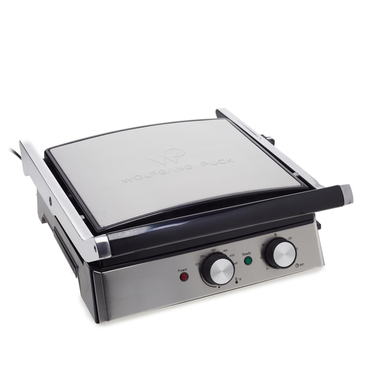 Wolfgang Puck 6in1 Reversible Contact Grill and Griddle w/ Recipes