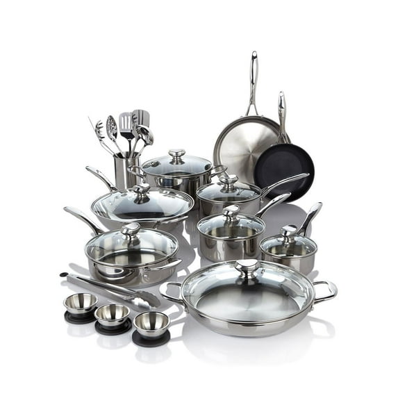 Wolfgang Puck Bistro Elite 27-piece Stainless Steel Cookware Set