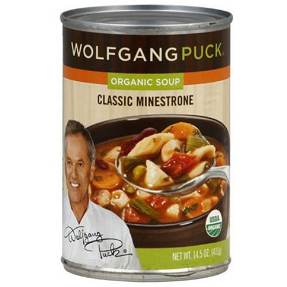 Wolfgang Puck Classic Minestrone Organic Soup, 14.5 oz (Pack of 12