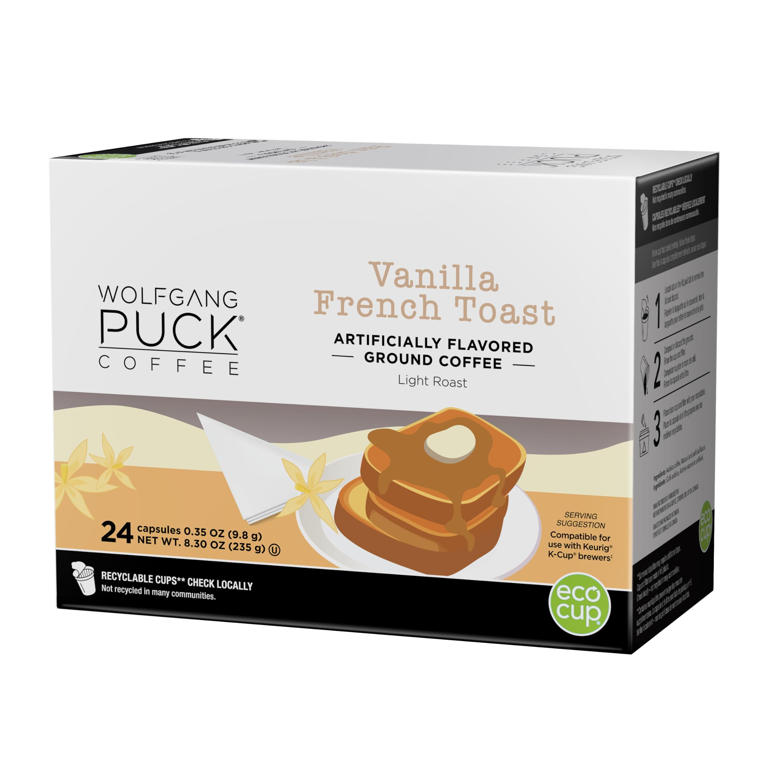 Wolfgang Puck Jamaican Me Crazy Flavored Coffee Single Serve Cups