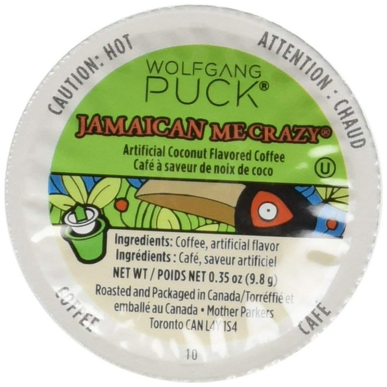 Wolfgang Puck Jamaican Me Crazy K-Cup Coffee, 96 Count Case