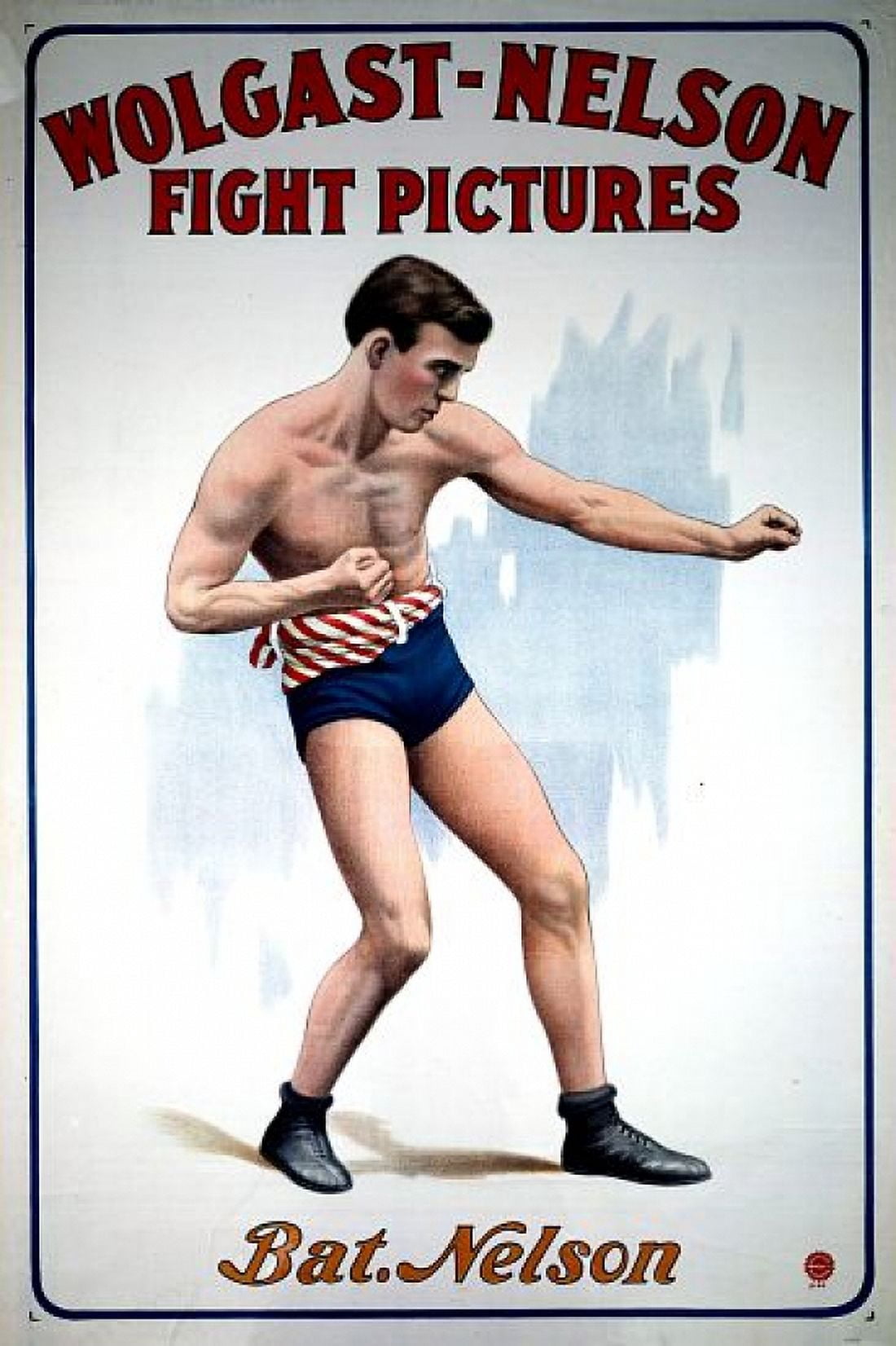 Wolfgast - Nelson Fight Pictures Bat Nelson Canvas Art - (24 x 36)