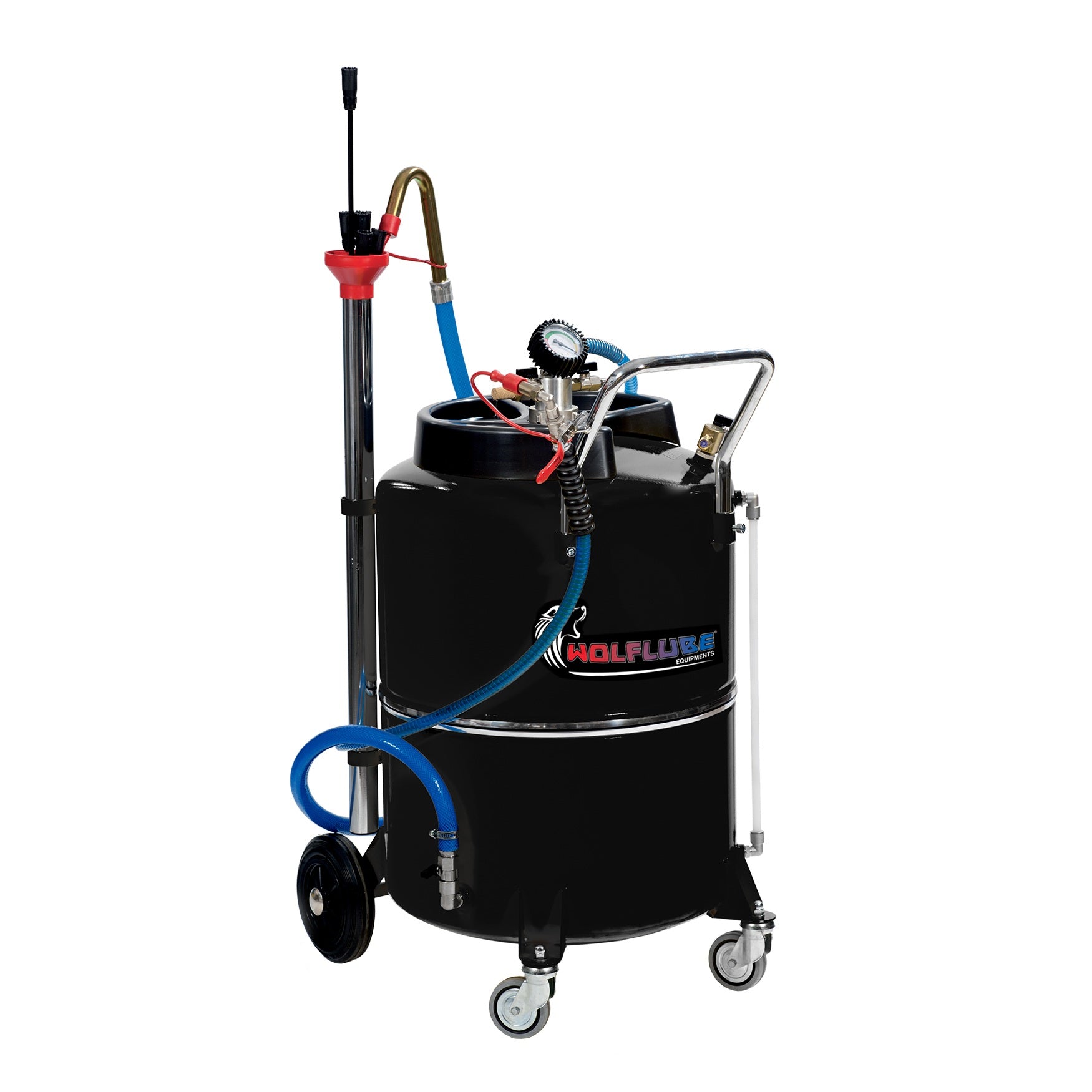 Wolflube Air-Operated Exhausted Oil Aspirator 31 Gal