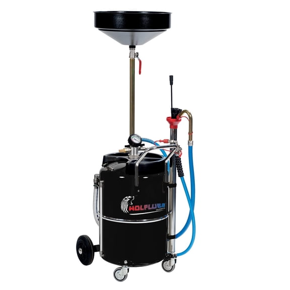 Wolflube Air-Operated Oil Suction-Drainer - 17 Gal Capacity