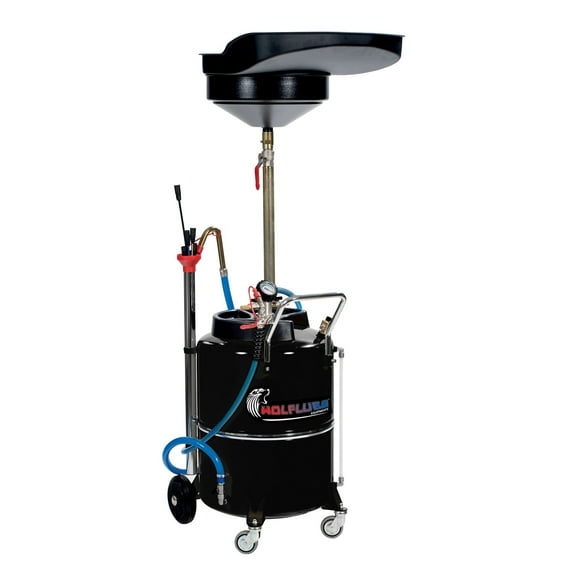 Wolflube Air-Operated Oil Suction-Drainer – 31 Gal Capacity