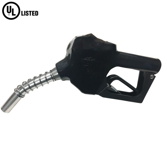 Wolflube Automatic Fuel Nozzle - 3/4'' - Inlet 3/4'' NPT - No Pressure No Flow - Black - Up to 12 gpm