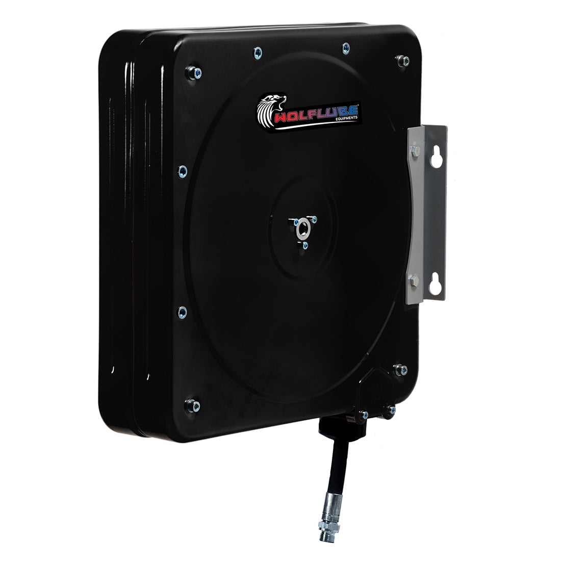 Wolflube Automatic Hose Reel for Grease - 3/8in - 30ft Hose
