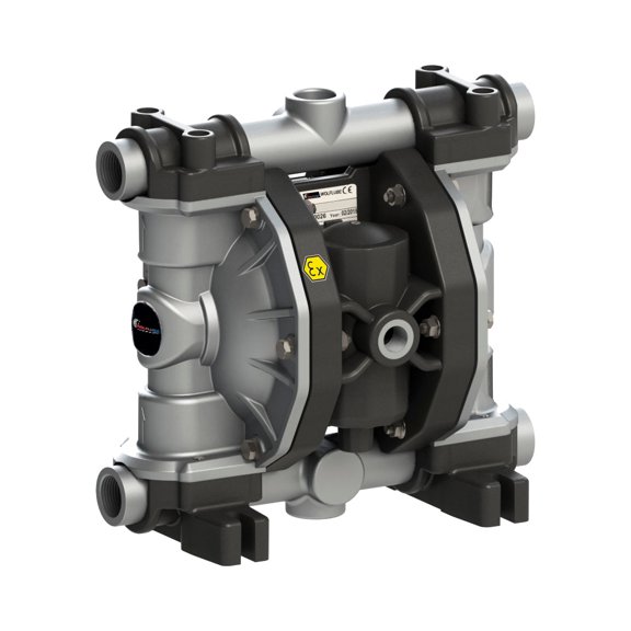 Wolflube Diaphragm Pump - Aluminum - 3/4'' - For Oil and Diesel - Free Flow Rate 29 gpm